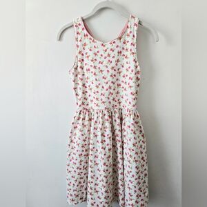 Ralph Lauren Strawberry-print Jersey Floral Girls Dress Large (12-14 Yrs)
